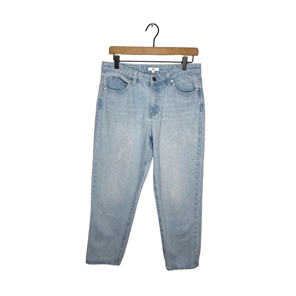 BP. Light Wash High Rise Straight Leg Jeans Size 30